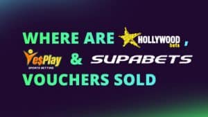 Where are Hollywoodbets, YesPlay and Supabets vouchers sold?