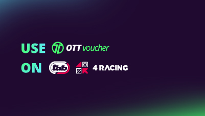 Use OTT Voucher on Tab 4Racing NEW CI FI