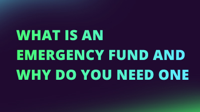 what is an emergency fund and why do you need one NEW CI FI
