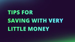 Tips for Saving with Very Little Money NEW CI FI