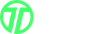 white ott logo with transparent background